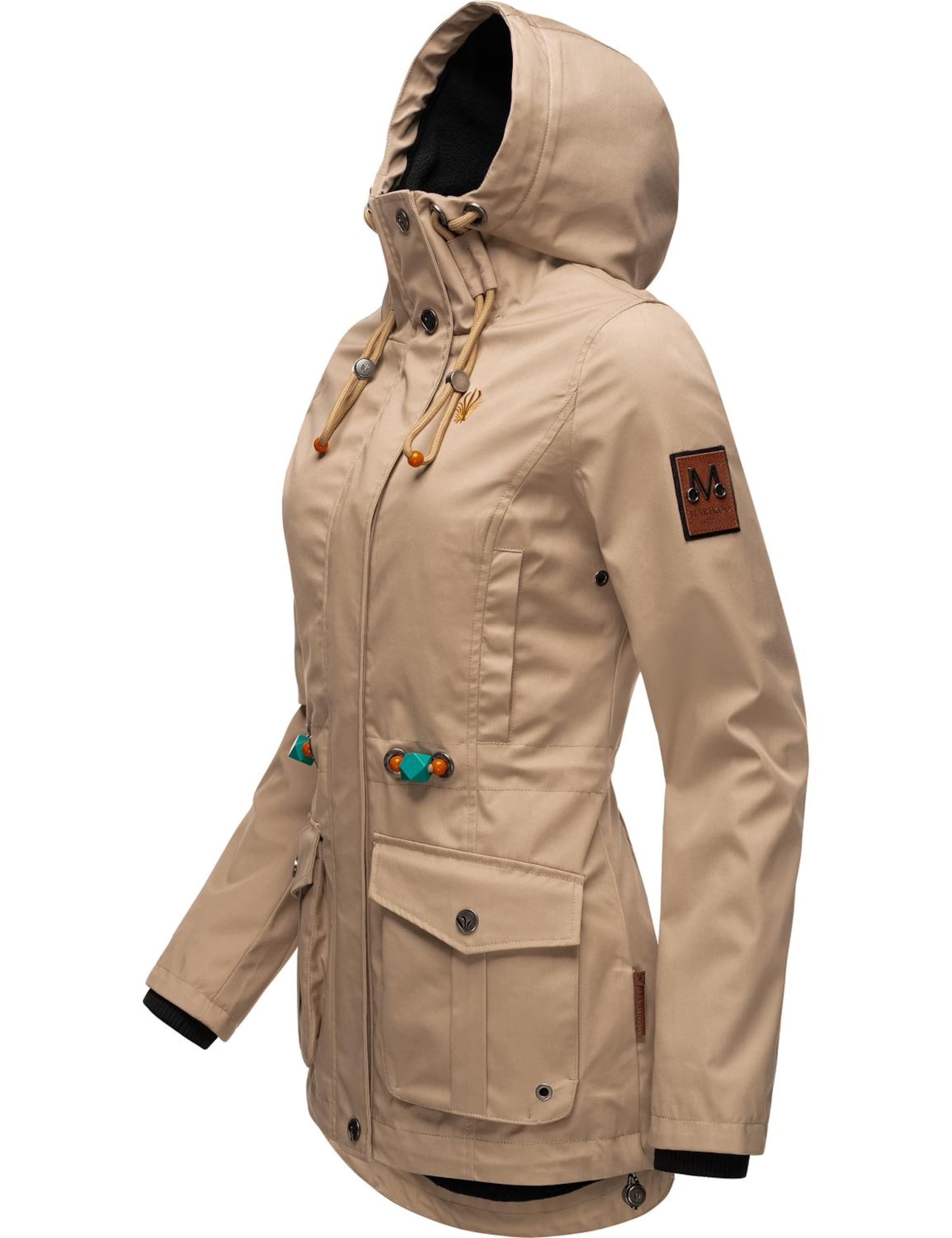 MARIKOO Φθινοπωρινό και ανοιξιάτικο μπουφάν 'Babetaa' σε μπεζ