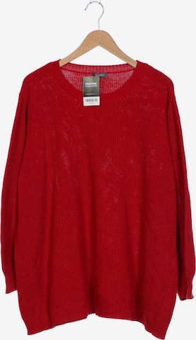 SAMOON Sweater & Cardigan in 5XL in Red: front
