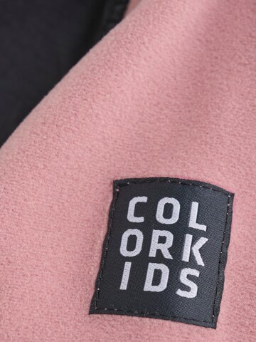 COLOR KIDS Fleece jas in Roze