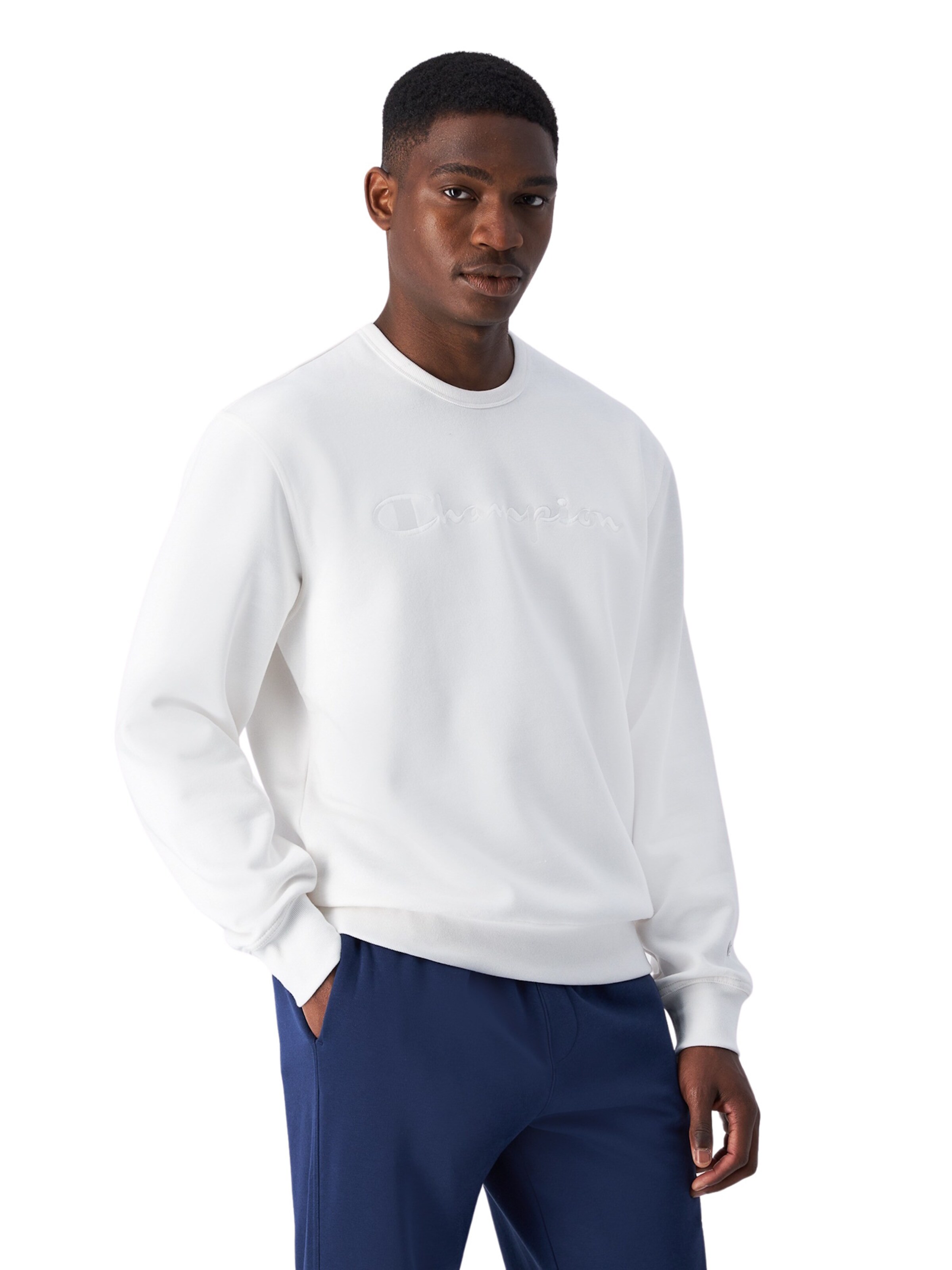 Champion Authentic Athletic Apparel Sweatshirt i hvid