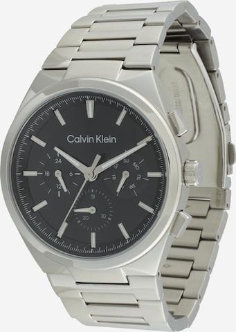 Montre à affichage analogique 'DISTINGUISH' Calvin Klein en argent : devant