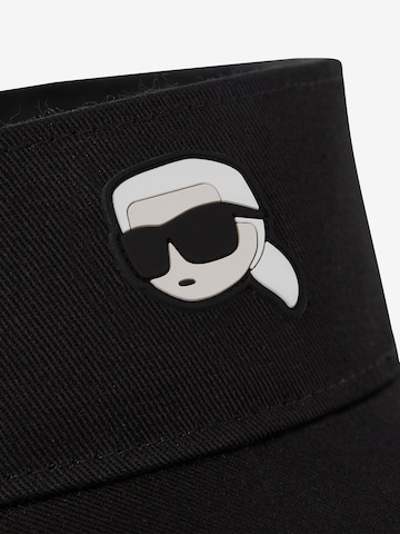 Karl Lagerfeld Lippalakki 'Ikonik 2.0 Visor' värissä musta