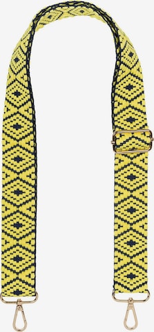 styleBREAKER Taschenzubehör 'Wechsel Taschengurt Azteken Muster' in Gelb: Vorderseite
