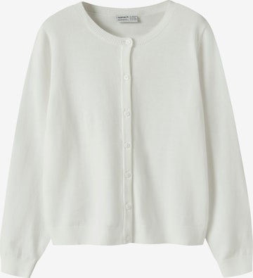 NAME IT Knit Cardigan 'NKFValane' in White: front