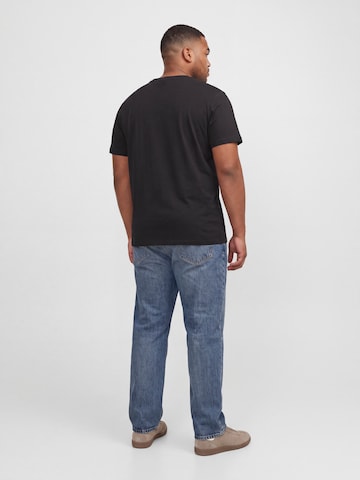 mėlyna Jack & Jones Plus Marškinėliai 'JJGEPLAS'