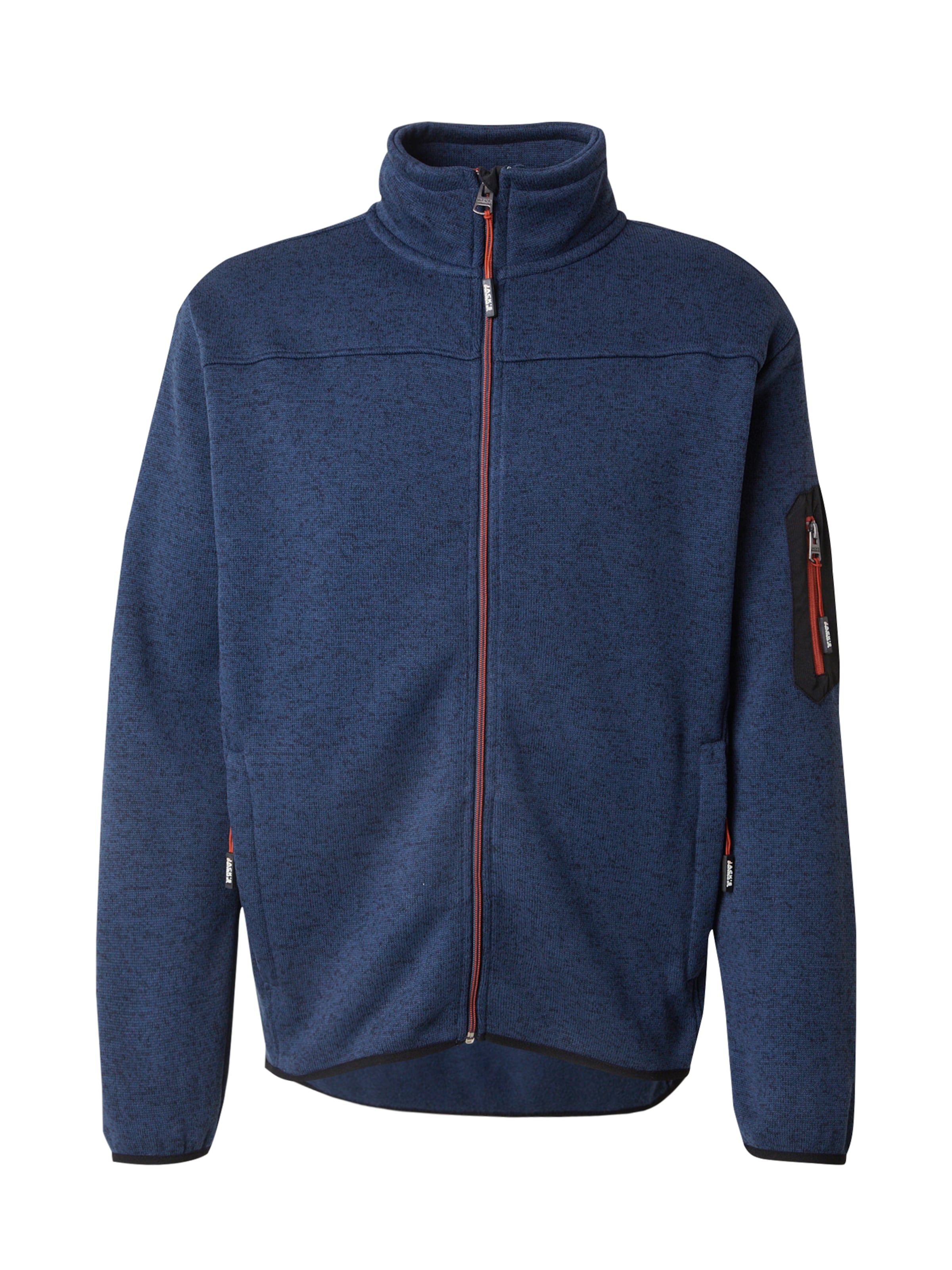 Jack's Fleecejacke in Blau: Vorderseite