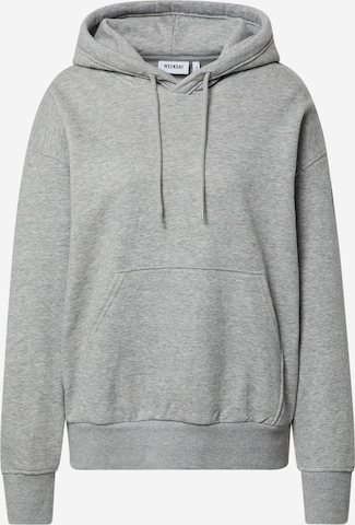 Sweat-shirt 'Alisa' WEEKDAY en gris : devant