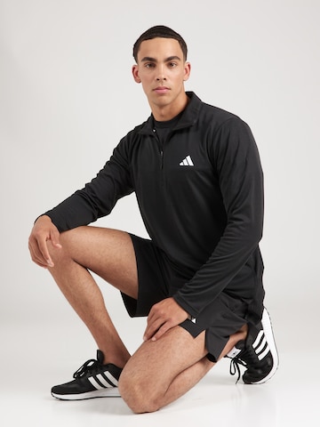 ADIDAS PERFORMANCE Λειτουργικό μπλουζάκι 'Essentials' σε μαύρο