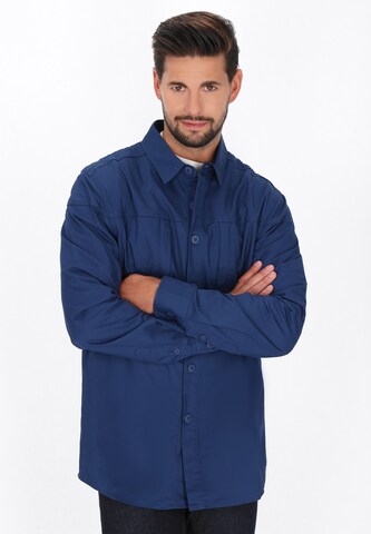 Coupe regular Chemise DreiMaster Vintage en bleu : devant