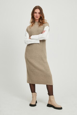 b.young Knitted dress 'BYNORA' in Beige