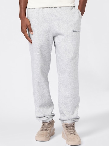 Tapered Pantaloni de la Champion Authentic Athletic Apparel pe gri: față