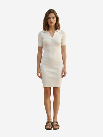 Abito in maglia di My fashion in bianco: frontale