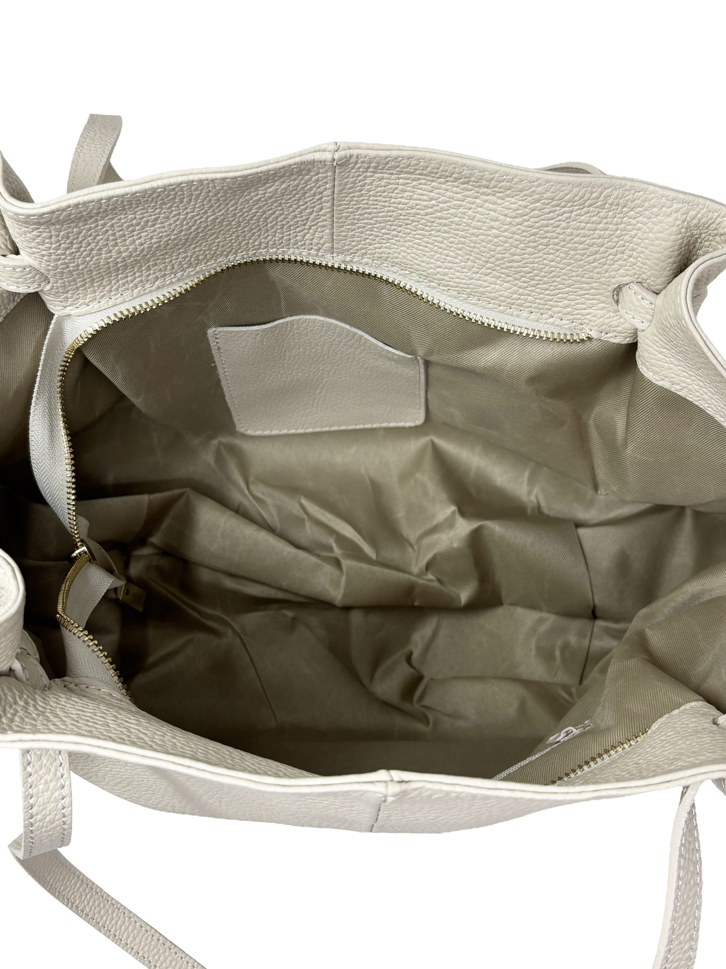 CHICCA BORSE Handtasche in Beige