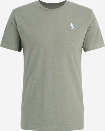 T-Shirt 'Embro Gull' Cleptomanicx en vert : devant