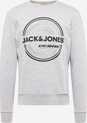 Sweat-shirt 'PILOU' JACK & JONES en gris : devant