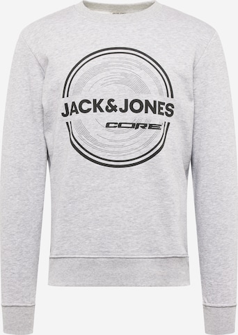 JACK & JONES Sweatshirt 'PILOU' in Grijs: voorkant