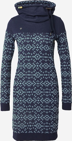 Ragwear Jurk in Blauw: voorkant