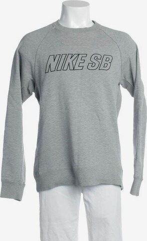 NIKE Sweatshirt & Zip-Up Hoodie in L in Grey: front