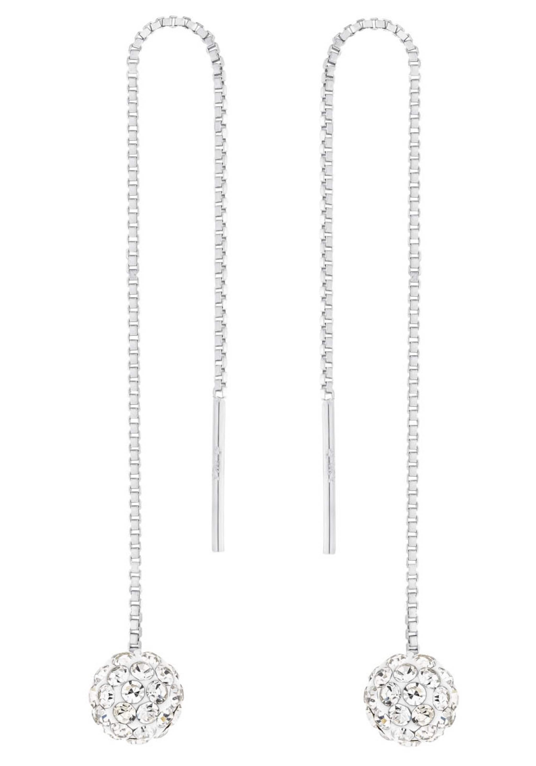 AMOR Earrings in Silver: front