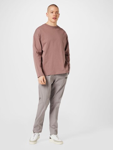 Pegador Regular Pleated Pants 'ALBION' in Grey