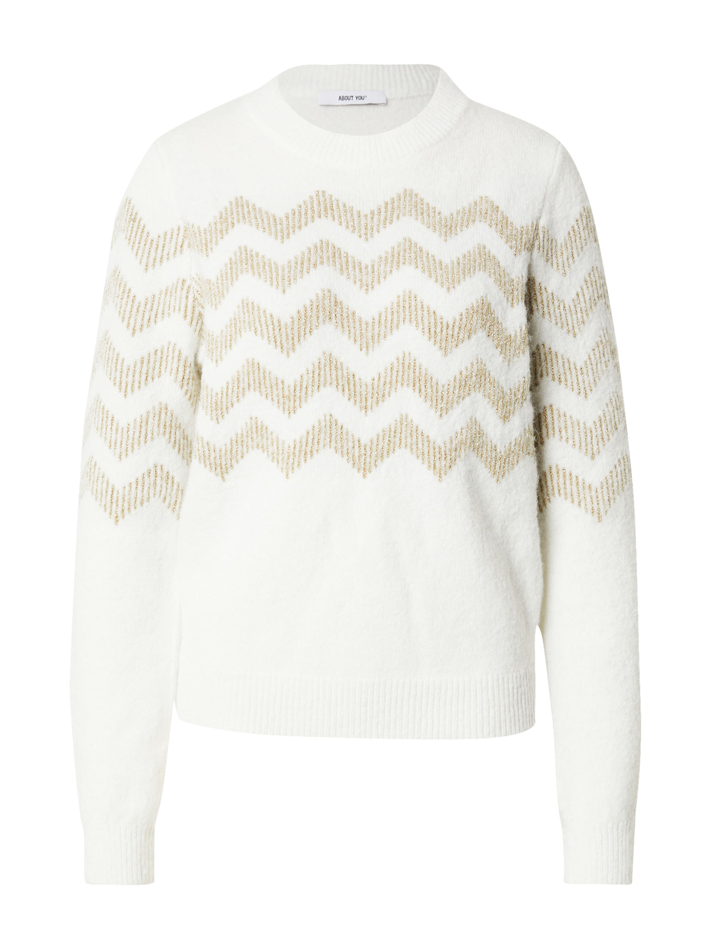 ABOUT YOU Trui 'Suzi' in Wit: voorkant