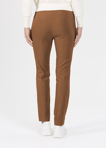 STEHMANN Regular Pants 'Ina' in Brown