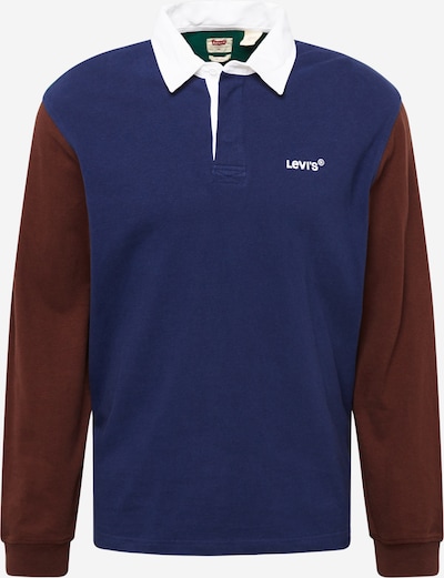 Tricou 'UNION RUGBY' LEVI'S pe bleumarin / verde smarald / roșu bordeaux / alb, Vizualizare produs
