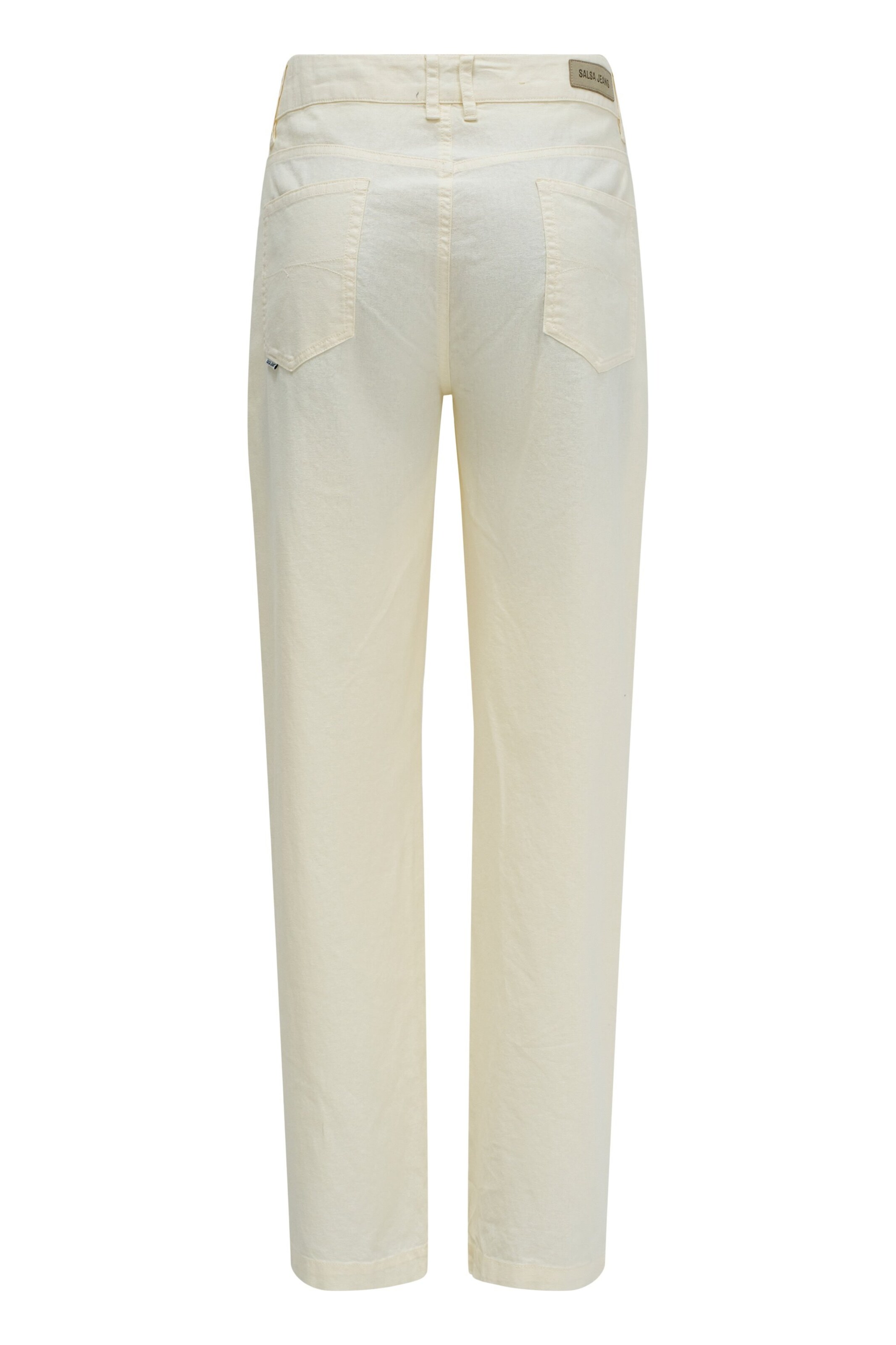 Regular Pantalon chino Salsa Jeans en jaune