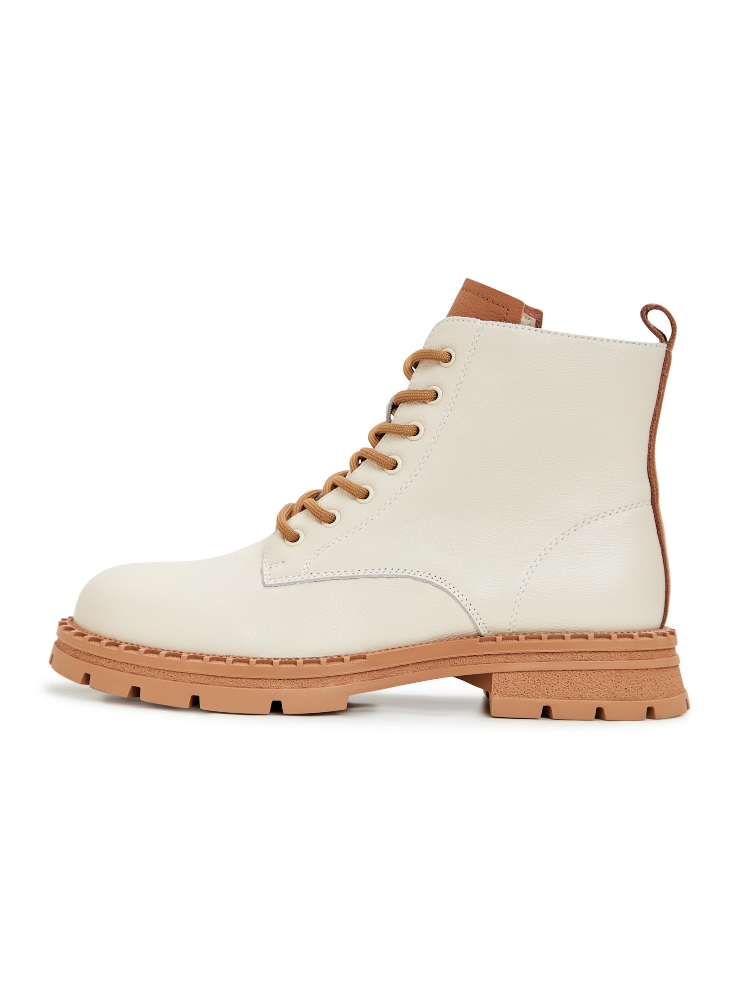 CESARE GASPARI Boots in Beige: Vorderseite