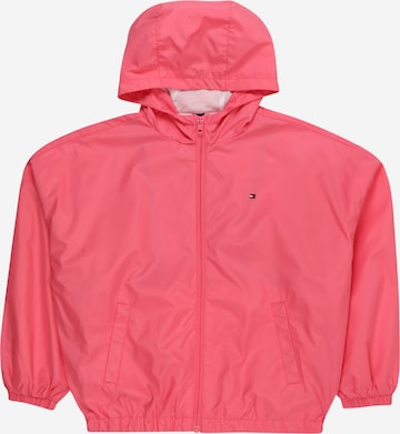 TOMMY HILFIGER Between-Season Jacket 'Essential' in Pink: front