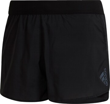 ADIDAS SPORTSWEAR Regular Workout Pants ' Adizero Engineered Split Shorts ' in Black