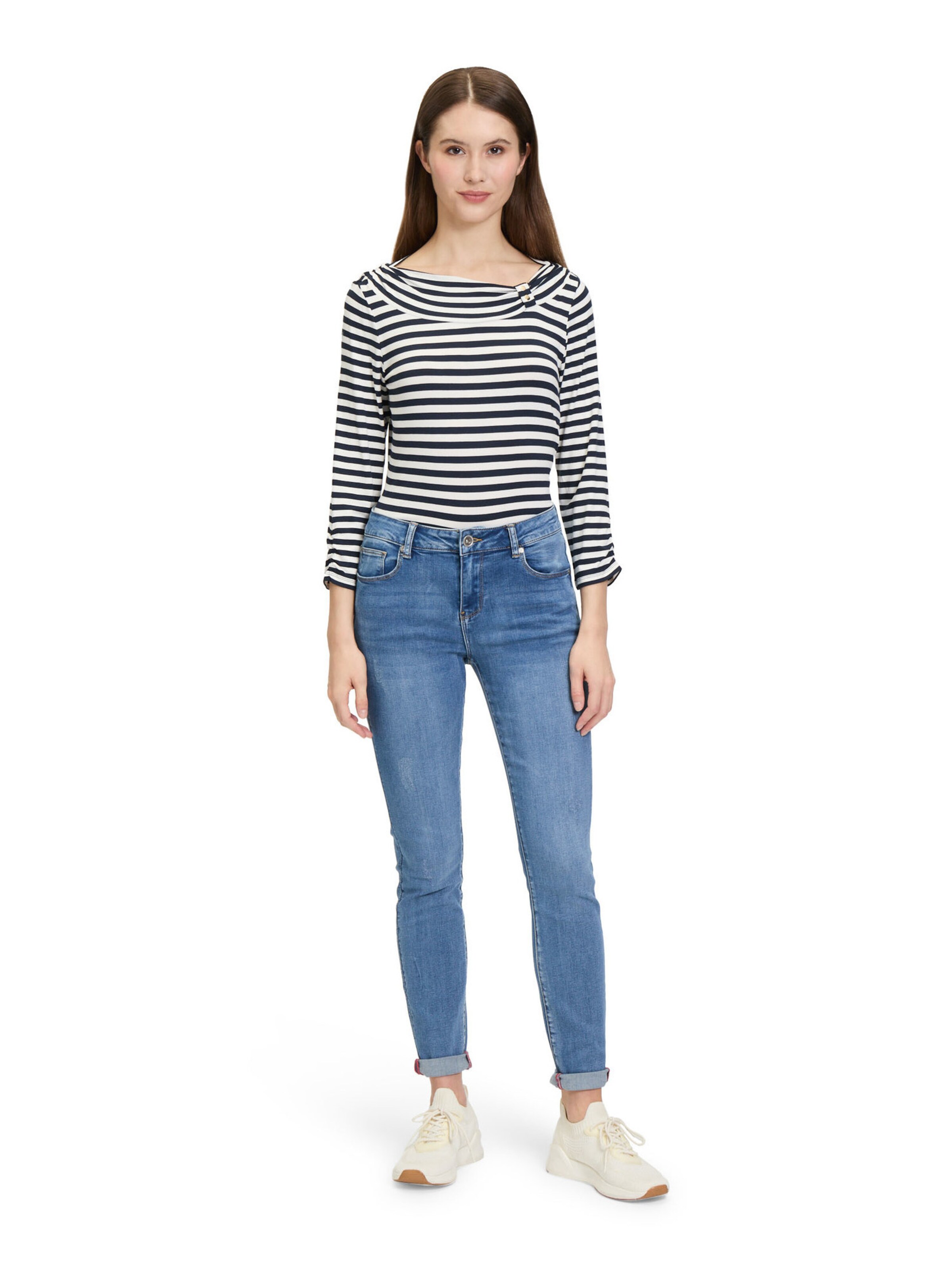 Betty Barclay Slimfit Basic-Jeans mit Waschung in Blau