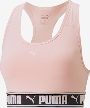 PUMA Bustier Sports-BH i rosa: forside