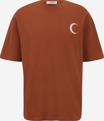 ABOUT YOU Limited Shirt 'Anian' in Brown: front