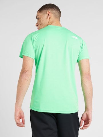 THE NORTH FACE - Ajuste regular Camiseta funcional 'REAXION EASY' en verde