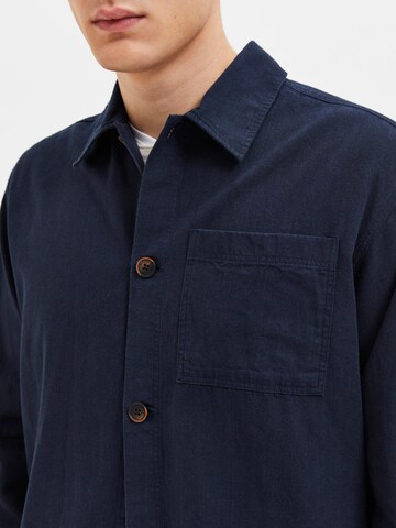 Regular fit Camicia di SELECTED HOMME in blu