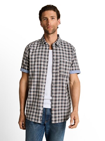 TOM TAILOR Regular fit Πουκάμισο σε γκρι: μπροστά