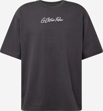 G-Star RAW - Camiseta 'Autograph' en negro: frente