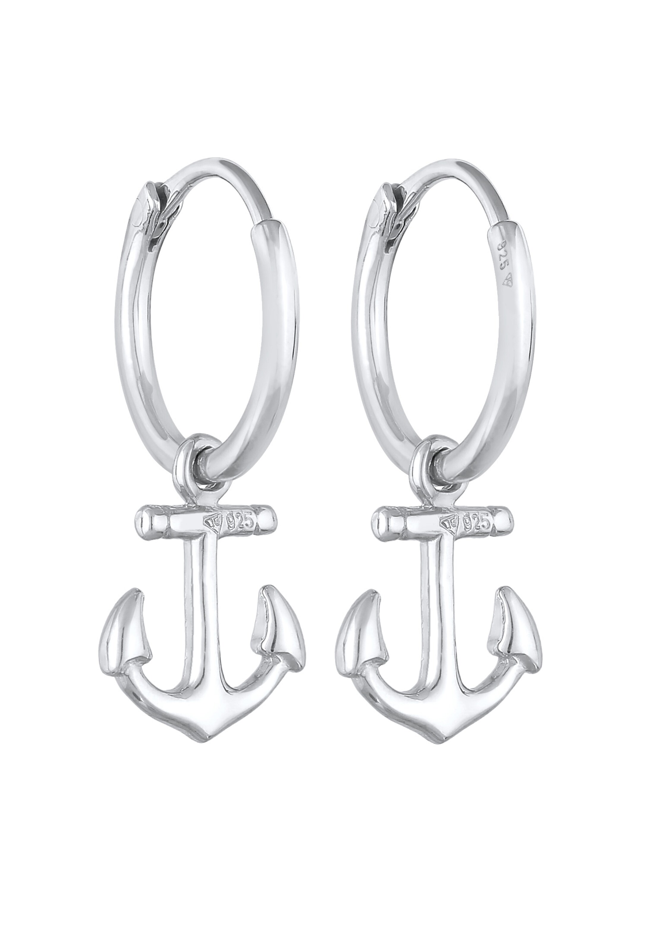 ELLI Earrings 'Anker' in Silver