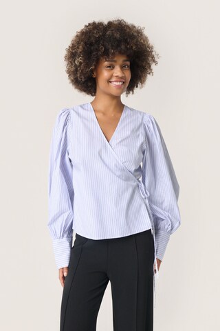 SOAKED IN LUXURY Bluse 'Oriana' in Lila: Vorderseite