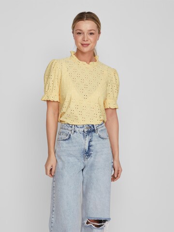 VILA - Blusa 'Kawa' en amarillo: frente