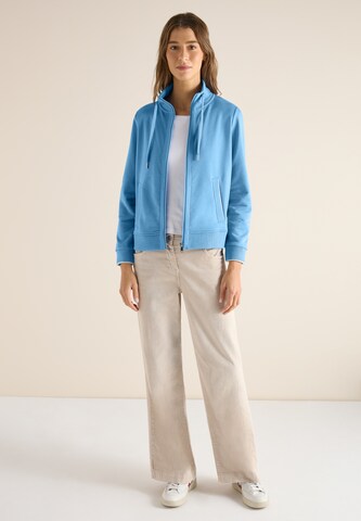 CECIL Zip-Up Hoodie in Blue
