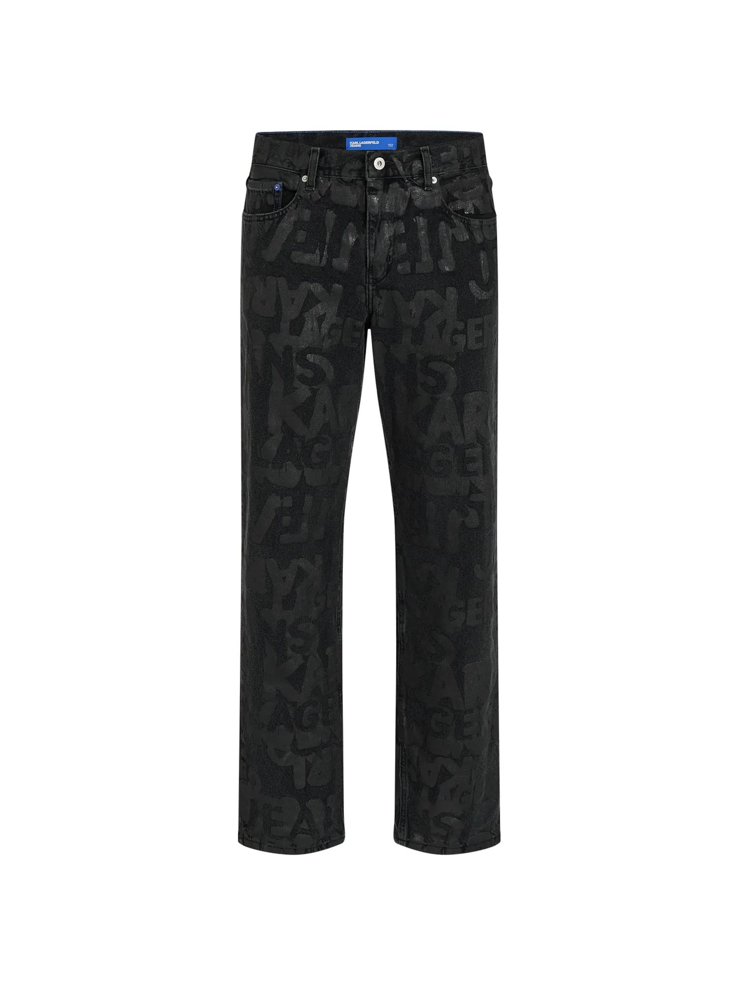 KARL LAGERFELD JEANS Normalny krój Jeansy w kolorze czarny: przód