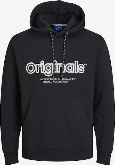 JACK & JONES Sweatshirt 'Lakewood' in schwarz / weiß, Produktansicht