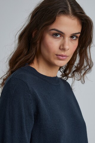 b.young Strickpullover 'BYMALEA CREW NECK' in Blau