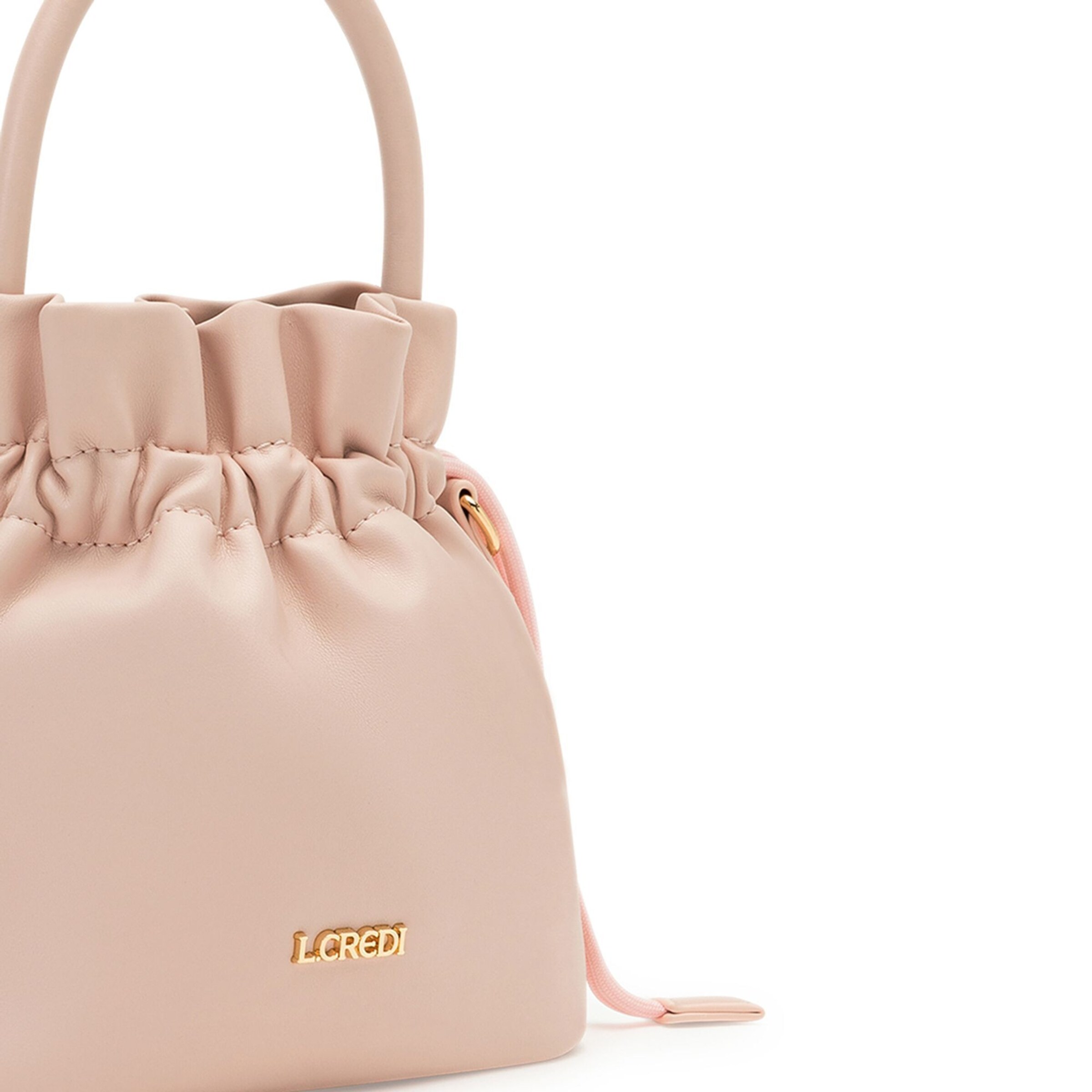 Borsa a sacco 'Nahla' di L.CREDI in rosa