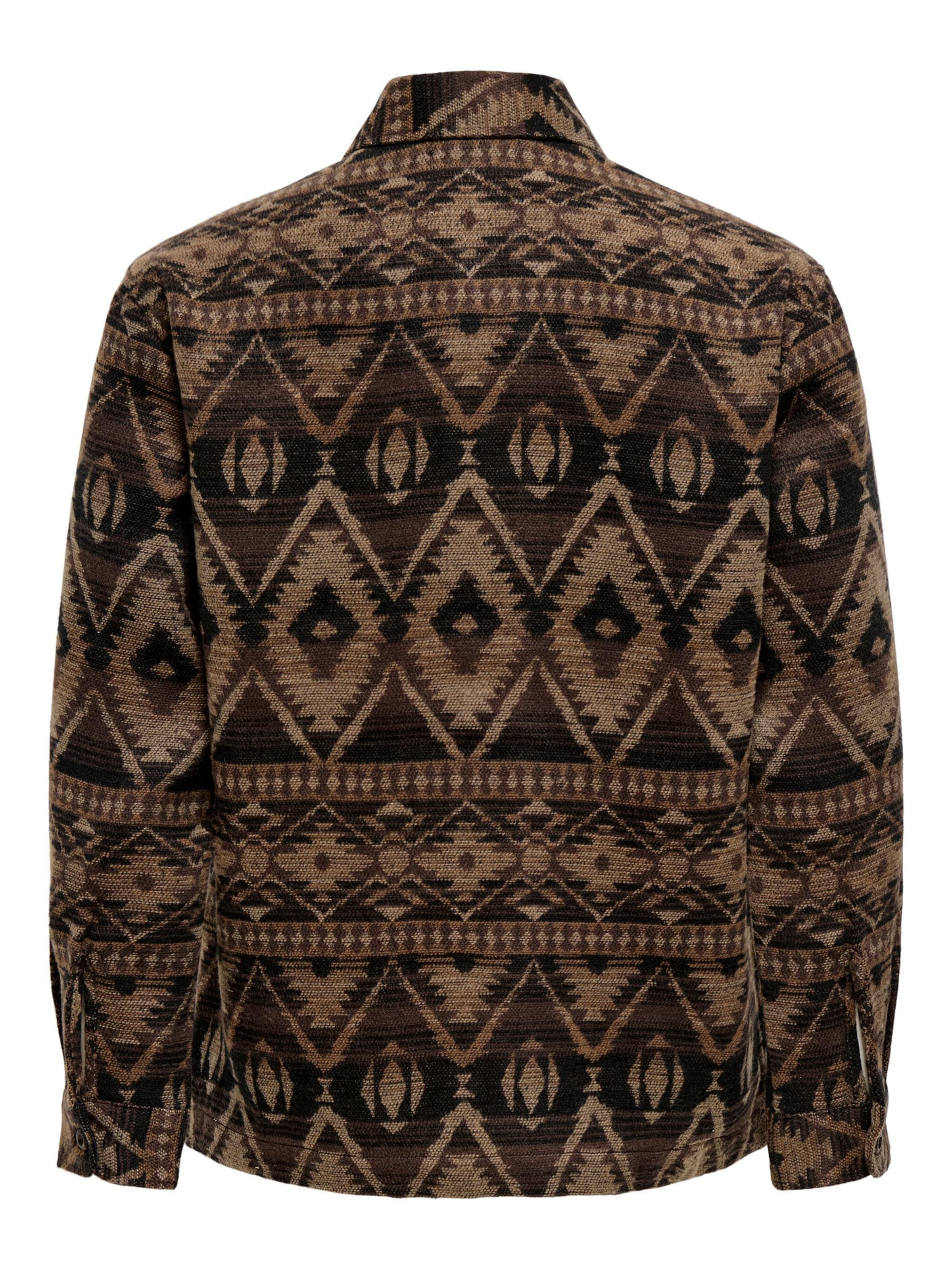 Only & Sons - Ajuste regular Chaqueta de entretiempo 'ONSDeal' en marrón