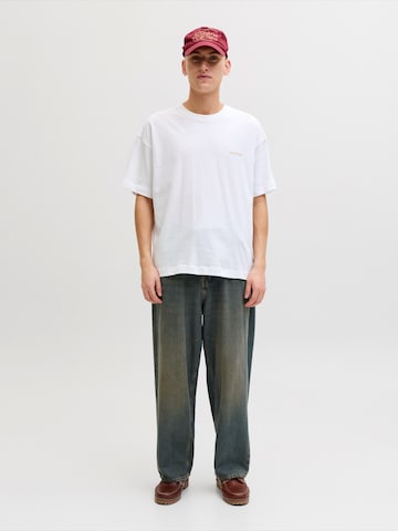 JACK & JONES Μπλουζάκι 'JORMONTAUK' σε λευκό