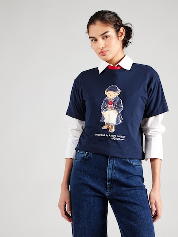 Maglietta di Polo Ralph Lauren in blu: frontale