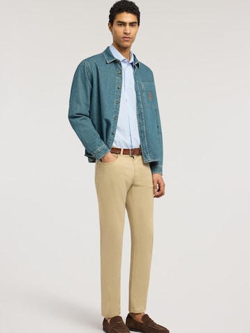 Trussardi Regular fit Button Up Shirt in Blue